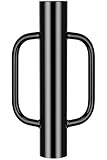Gtongoko Fence Post Driver with Handles Heavy Duty T Post Driver Post Pounder for T-Posts, U Channel, Metal Post and Sign Post Pole Driver Tool, 8 LB Black