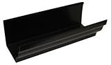 FloPlast Ogee Gutter 4M Black