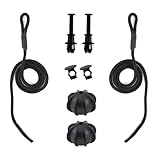 2 Pcs Car Parcel Shelf String Universal Rear Trunk Parcel Shelf Holding Cord, Tonneau Cover Strap Cord Hanging Rope Car Accessories