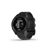 Garmin Approach S12 GPS 44mm Golf watch, essential on course features, pre loaded with 43,000 courses, up to 30 hours in GPS mode, Black