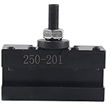 Ejoyous Lathe Tool Post Holder, 250-201, Tool Holder for CNC Lathe, Turning & Facing Tools, High-Carbon Steel