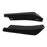 BHYYDS For VW For Golf MK5 MK6 MK7 GTI R GTD 2014-2019 Rear Bumper Lip Side Aprons Spats Splitter Car Rear Spoilers(Glossy Black)