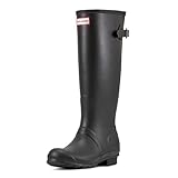 Hunter Original Tall, Women's Rain Boots, Black, 7 UK