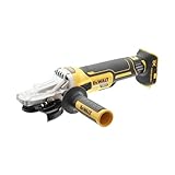 DEWALT Angle Grinder 18V XR Brushless 125mm Flathead, Cordless Power Tool for Tight Spaces, Metal Cutter, Grinder Tool, Enhanced Safety & Dust Protection, Bare Unit - DCG405FN-XJ