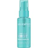 Lee Stafford Smoothing Hair Oil | Moisture Burst Collection - Best Anti Frizz Styling Serum for Dry & Damaged Hair, Adds Bonding Hydration & Shine to Dull Strands, After Blowout Coat, 50 ml
