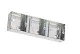 1G + 1G + 1G 35mm 3 gang Metal back box Galvanised Steel Installation Boxes 35mm 1G + 1G + 1G Metal Single Pattress Box 35mm 1G + 1G + 1G Back box Metal - 1 PACK