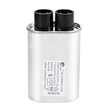 Universal Microwave Oven High Voltage Capacitor 1.05 MFD uF Compatible and Replace for GE Samsung LG Media Hair Amana Kenmore Mayta and Whirlpool