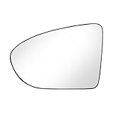 Mingke Wing Mirror Glass Left Heated for Nissan Qashqai (J10 NJ10 JJ10E) 2006-2013 Replacement Door Mirror Glass With Backing Plate