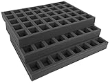 Navara Replacement Tray Set for Gamesworkshop Classic plastic figure case. Carry 120 troops on 32mm bases. Ideal for 12 squads of 10 troops up to 40mm tall