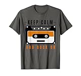 Music Lover Keep Calm and Rock On Music Fans T-Shirt