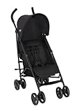 Graco EZLite, ultimate easy-to-use lightweight stroller at only 6.6kg for on-the-go families. Suitable from birth to approx. 3 years (15kg), Midnight fashion, Black