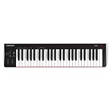 Nektar SE49 USB MIDI Keyboard Controller with Nektar DAW Integration,Black white Grey