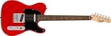 Squier by Fender Sonic Telecaster Electric Guitar, Laurel Fingerboard, Black Pickguard, Torino Red, Comes with Free Virtual Lessons