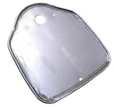 AEspares Compatible with BSA M20 Rear Mudguard Number Plate RAW Steel