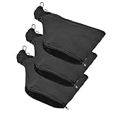 Parthan 3 Pcs Evolution Mitre Saw Dust Bag, Sander Dust Bag, Anti-Dust Saw Dust Cover Bag with Zipper, for Belt Sander Parts Miter Saw Accessories, Easy Carry and Store, Black