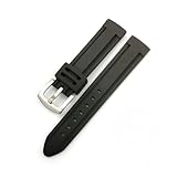 CBFAFKUGK 18mm 20mm 22mm 24mm 26mm 28mm 30mm Soft Silicone Rubber Watch Strap Sport Watchband Fit For Rolex Waterproof Men Metal Bracelet Belt(26mm)