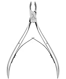 Armiz Cuticle Cutter Stainless Steel Professional Cuticle Nippers for Manicure and Pedicure - Cuticle Remover Tool (Silver) with 0.25-inch Sharp Blade to Trim Tough Cuticles, Dead Skin, and Hangnails