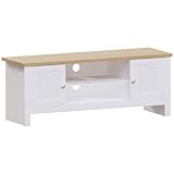 Vida Designs Arlington TV Unit Cabinet Stand Sideboard Entertainment Living room (White, 2 door)
