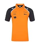 McLaren F1 Team Official Polo Shirt, Papaya Orange, GRET, 2025 Season (UK, Alpha, XL, Regular, Regular, Autumn Glory/Phantom)