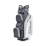 Titleist Cart 14 StaDry Golf Bag, Charcoal/Grey/White, Cart Bag