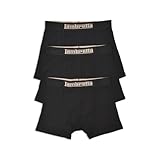 Lambretta Mens 3 Pack Boxers Black L