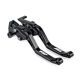 Onrksreb Compatible for Yama&ha YZFR1 R1M R1S 2015-2018 2016 2017 Motorcycle Accessories Short Brake Clutch Levers CNC Aluminum Adjustable(Black)