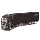 Bburago STREET FIRE HAULERS WITH TRAILER Die-Cast Truck - VOLVO FH16 GLOBETROTTER 750 XXL - 1:43 Scale - Collectible Toy, Assorted Designs and Colours