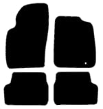 AUTOSTYLE Car Mats Tailored For Toyota Starlet 1996-1999 Black Basic Carpet