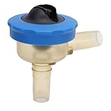 Milking Parlour Shut Off Valve, Cow Milking Machine Vacuum Globe Valve Easy to Install Efficient Accurate Anti Backflow for Farm (Blue)