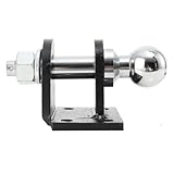 YILIKISS Heavy Duty 50mm Tow Ball and Pin Towing Hitch Coupling With Fixing Bolts Tow Jaw, Max Load 3500kg for Towing Caravans Trailers Trucks