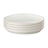 Denby - Heritage Atrium Coupe Dinner Plates Set of 4, 26cm Diameter - Dishwasher & Microwave Safe, Oven Proof Stoneware Lunch Dishes - Chip Resistant & Durable Dishes for Everyday Use