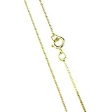 Arranview Jewellery 9ct Yellow Gold 0.5mm Diamond Cut Curb Chain 18"/45cm