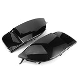 Fog Light Cover Professional Replacement for Impreza STI WRX 04 05 for Car Accessory(Bright black)