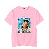 Central CEE T-Shirt Unisex Short Sleeve Casual Summer T-Shirt Fashion Print Tops (Pink,S)