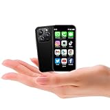 BLKE Mini Phone,Small Smart phone for Kids,3.0" HD Screen, 2GB RAM + 16GB,Tiny,Compact WIFI Cheap Mobile Phones for Kids World's Smallest Phone GPS-Black