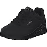 Skechers Women's Uno Stand on Air Sneaker, Black, 5 UK