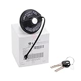 Fiat Original Lockable Fuel Cap 71802520, Compatible with Fiat 500, Panda, Car, Yellow, Grey, Black