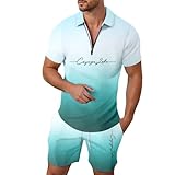 Generisch Fashion Men's Suit with Arm Two Piece Suit for Casual Occasions Ideal for Summer Outfits Versatile Combination with T-Shirts or Shoes, beige, XL