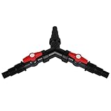 Forever Speed 3-Way Valve Y Distributor Water Distributor for Pond Pump and Watercourses 25/32/38mm (1"/1 1/4"/1 1/2")