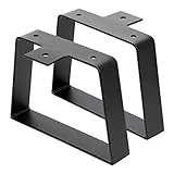 Signstek 8 inch/20cm metal, heavy-duty, modern DIY metal furniture with screws, used for bedside tables and TV stands