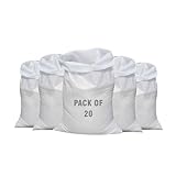 20 Heavy duty Garden Waste bags Woven Sacks Polypropylene PP Strong Rubble Sacks builder bag Woven Bags Rubble bag 50x75cm