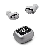 JBL Live Buds 3, Wireless Earbud Headphones with Bluetooth, 40h Battery Life, True Adaptive Noise Cancelling and High-Resolution JBL Signature Sound, IP55 Waterproof, Silver