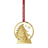 Georg Jensen Christmas Decoration 2025 Mobile Snow Globe Gold-Plated