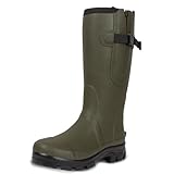 Lakeland Active Men's Helton Neoprene Lined Adjustable Wellington Boots - Moss Green - 9 UK