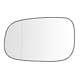 SENZEAL Wing Mirror Glass Heated Passenger Side for Volvo C30 C70 2006-2009 S40 S60 S80 V50 2007-2009 30762571 (Left)