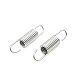 sourcingmap 2pcs 6cm Length Silver Tone Brake Pedal Return Spring for Motorbike