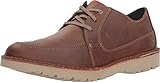 Clarks Men's Vargo Walk Oxford, Dark Tan Leather, 7 UK
