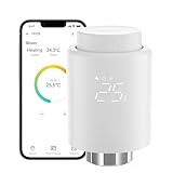 SONOFF Zigbee Thermostatic Radiator Valve, TRVZB, Add-On Smart Radiator Valve For Smart Home Control, Easy Installation, Save Heating Costs, Works With Alexa, Google Home