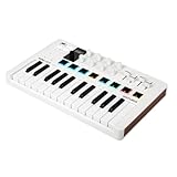 Arturia - MiniLab 3 - Universal MIDI Controller for Music Production, with All-in-One Software Package - 25 Keys, 8 Multi-Color Pads. - White