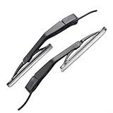 Homeponnew Car Headlight Wiper Arms Set RH+LH A1268204544 A1268204644 For Mercedes For Benz W126 For 260 SE 300 SE 420 SE 500 SE 560 SE Models, Quality Sturdy Plastic Material, Easy Installation